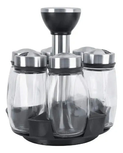 Condimentero Giratorio 360 | Set de 6 envases