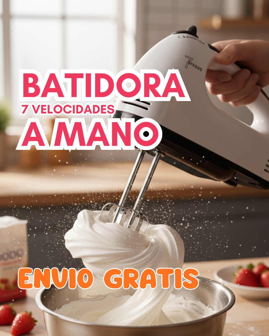 Batidora manual de 7 velocidades | Scarlet MixPro